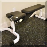 X03. Tuff Stuff weight bench. 